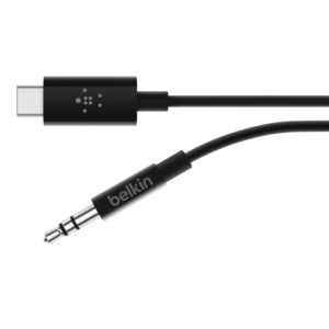 BELKIN Câble audio 3,5 mm avec connecteur USB-C - 0,9 Métre