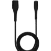 3 Ft MFI Lightning To USB Type A Cable (AmpSentrix) (Alpha) (Black)