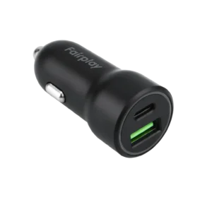 FAIRPLAY Chargeur Voiture 20W 2USB (A+C)