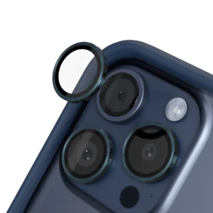 Protection Lentille iPhone 15 Pro/ 15 Pro Max - Bleu