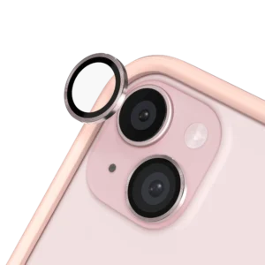 Protection Lentille iPhone 15/ 15 Plus - Rose