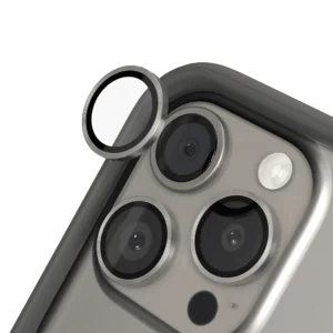 Protection Lentille iPhone 15 Pro/ 15 Pro Max - Gris