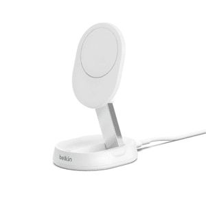 BELKIN Support de recharge magnétique Qi2 et pliable - Blanc