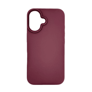 Coque Silicone iPhone 16 - Bordeaux