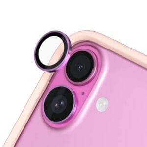 Protection Lentille iPhone 16/ 16 Plus - Rose